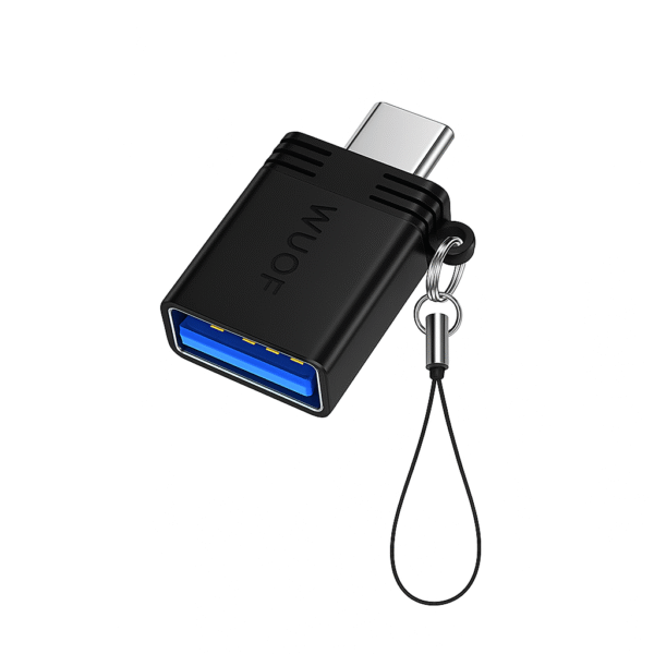 WULF USB-C to USB 3.0 OTG Adapter – Type-C to USB Female Converter for Android, MacBook, and Laptops – W100