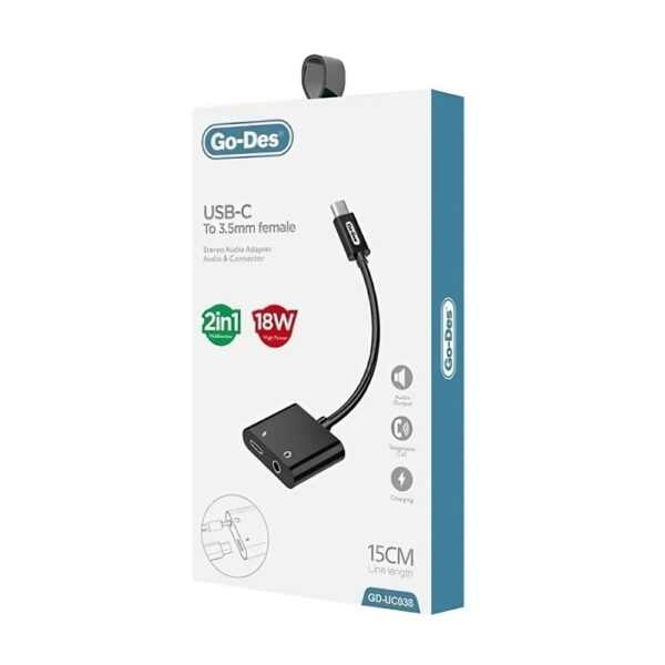 Go-Does 5-in-1 HD Multi-Adapter – USB-C/Lightning/Micro USB to HDMI, VGA, AV – Model GD-8762